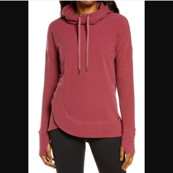 Sweaty Betty Escape Luxe Hoodie Sweatshirt RENAISSANCE RED Small - Picture 1 of 7